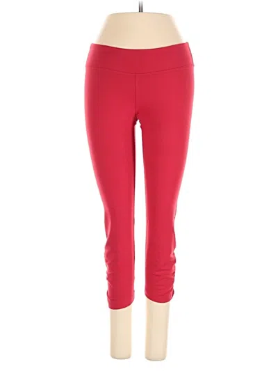 Pre-owned Beyond Yoga Active Pants In Red