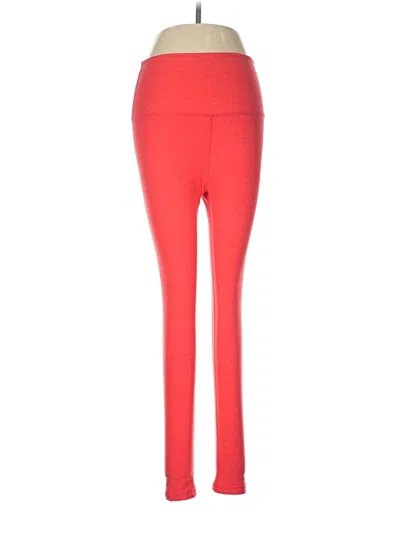 Pre-owned Beyond Yoga Active Pants In Red