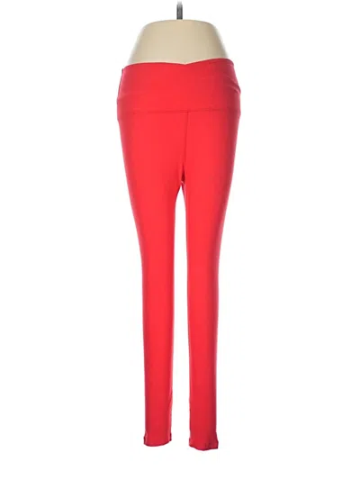 Pre-owned Beyond Yoga Active Pants In Red