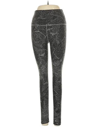 Pre-owned Beyond Yoga Active Pants In Silver