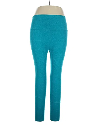 Pre-owned Beyond Yoga Active Pants In Teal