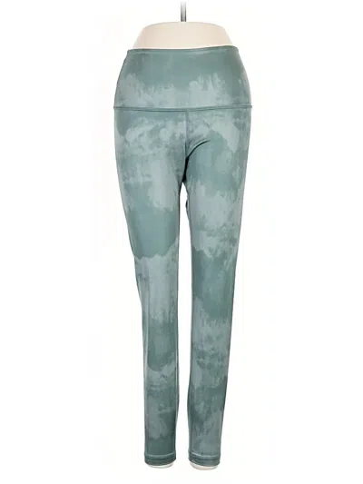 Pre-owned Beyond Yoga Active Pants In Teal