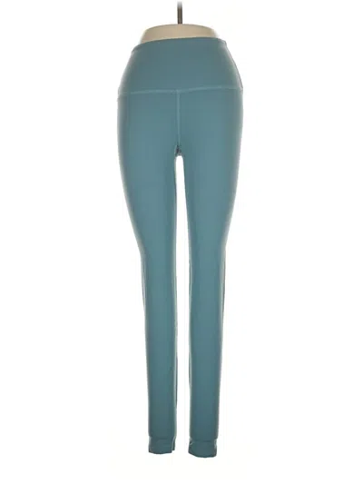 Pre-owned Beyond Yoga Active Pants In Teal