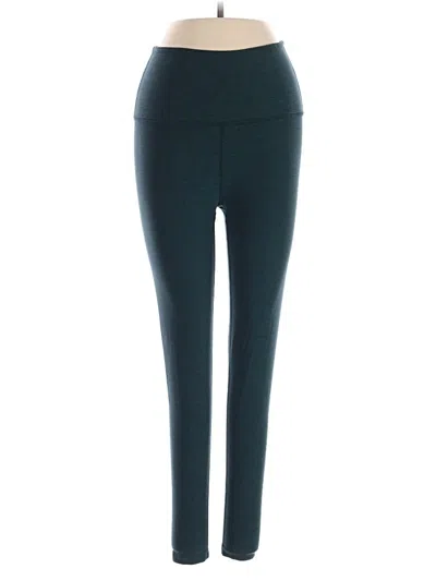 Pre-owned Beyond Yoga Active Pants In Teal