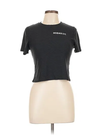 Pre-owned Beyond Yoga Active T-shirt In Gray