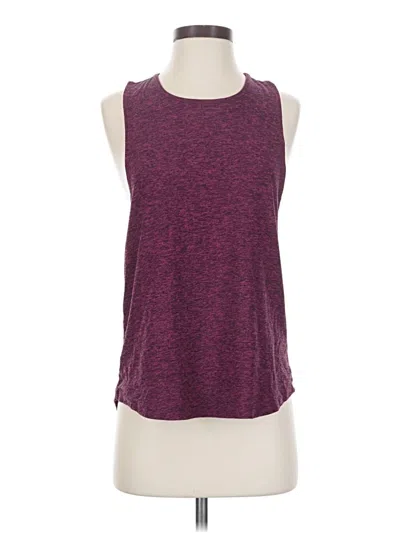 Pre-owned Beyond Yoga Active Tank Top In Burgundy