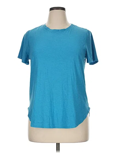 Pre-owned Beyond Yoga Active T-shirt In Blue