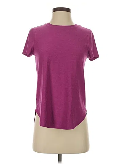 Pre-owned Beyond Yoga Active T-shirt In Purple