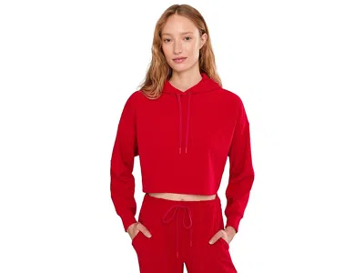 Beyond Yoga All Day Hoodie Women's Sweatshirt Holly Red: Lg, Elastane/polyester