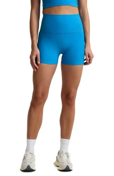 Beyond Yoga All For Run Bike Shorts In Blue