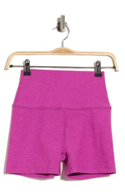 Beyond Yoga All For Run Bike Shorts In Purple