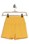 Beyond Yoga All For Run Bike Shorts In Sunflower Heather