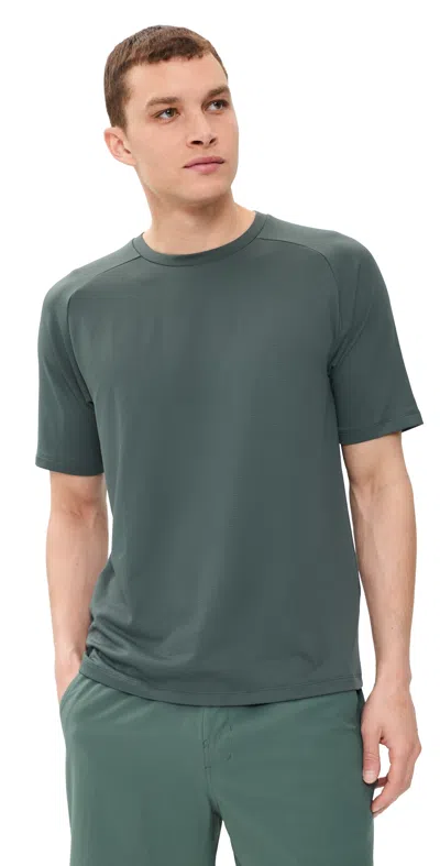 Beyond Yoga All In Active Tee Slate Green