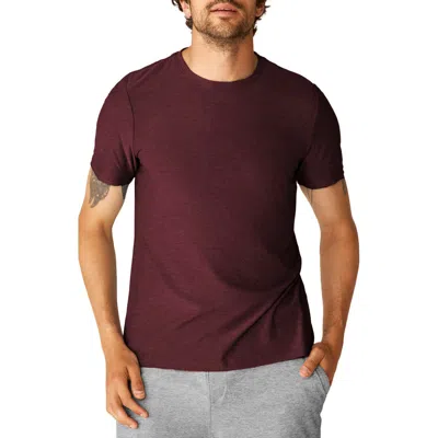 Beyond Yoga Always Beyond 2.0 T-shirt In Midnight Burgundy Heather