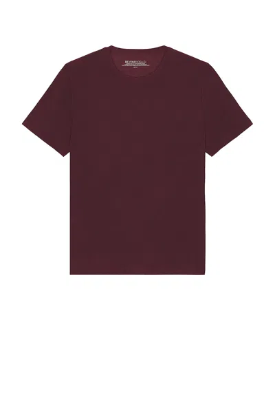 Beyond Yoga Always Beyond Crew Tee 2.0 In Burgundy