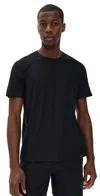 Beyond Yoga Always Beyond Crew Tee 2.0 Darkest Night In Black