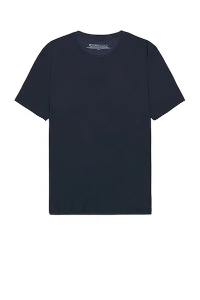 Beyond Yoga Always Beyond Crew Tee In Nocturnal Navy