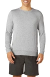Beyond Yoga Always Beyond Crewneck Sweatshirt In Light Heather Gray