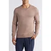 Beyond Yoga Always Beyond Crewneck Sweatshirt In Soft Cocoa
