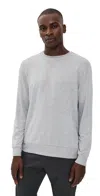 Beyond Yoga Always Beyond Pullover Crew Light Heather Gray In Gray