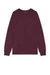 Beyond Yoga Always Beyond Pullover Crew In Midnight Burgundy