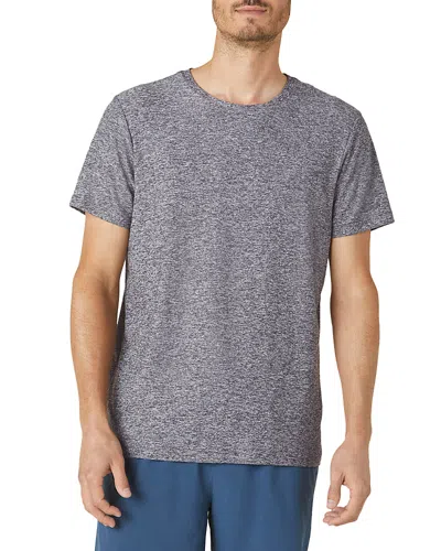 Beyond Yoga Always Beyond Relaxed Fit Short Sleeve Performance Tee In Black White