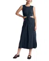 Beyond Yoga Around The World Front Twist Midi Dress