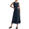 Beyond Yoga Around The World Front Twist Midi Dress