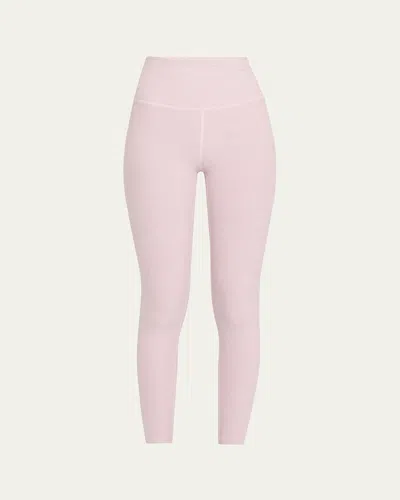 Beyond Yoga At Your Leisure High-waist Leggings In Pink