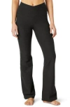 Beyond Yoga At Your Leisure Space Dye Bootcut Leggings In Black