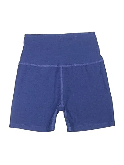 Pre-owned Beyond Yoga Athletic Shorts In Blue