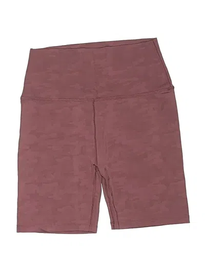 Pre-owned Beyond Yoga Athletic Shorts In Burgundy