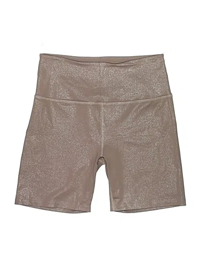 Pre-owned Beyond Yoga Athletic Shorts In Gold