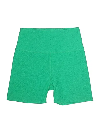 Pre-owned Beyond Yoga Athletic Shorts In Green