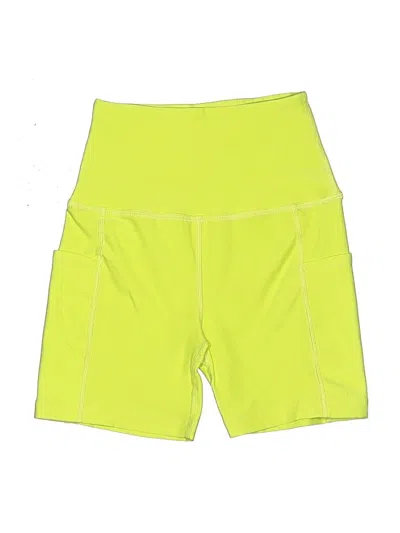Pre-owned Beyond Yoga Athletic Shorts In Green