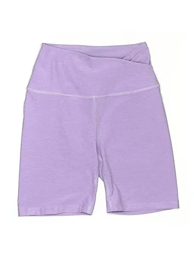Pre-owned Beyond Yoga Athletic Shorts In Purple