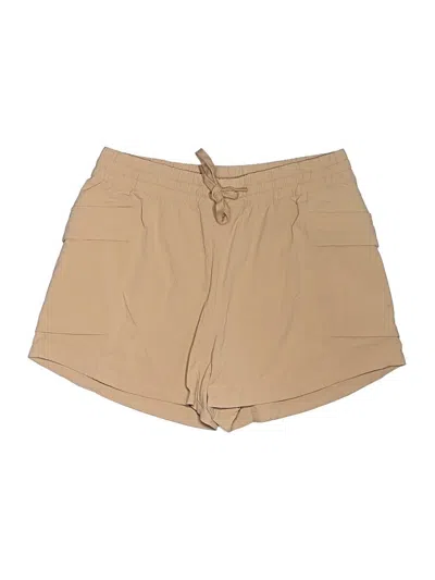 Pre-owned Beyond Yoga Athletic Shorts In Tan
