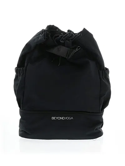 Pre-owned Beyond Yoga Backpack In Black