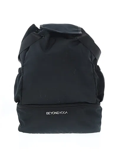 Pre-owned Beyond Yoga Backpack In Black
