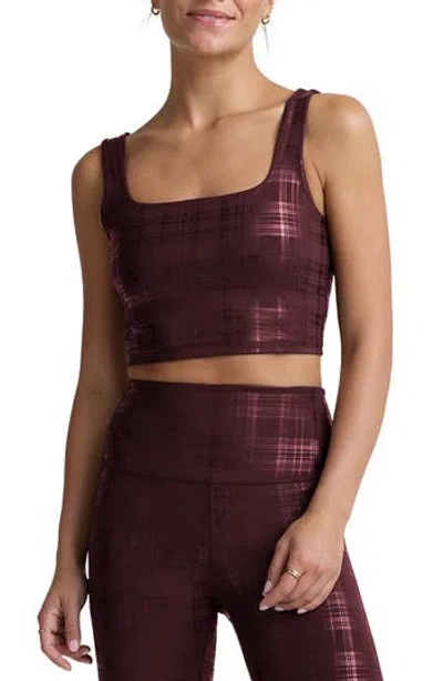 Beyond Yoga Beyond The Studio High Cropped Tank Top In Multi