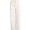 Beyond Yoga Breathe Easy Corduroy Drawstring Waist Pants In White