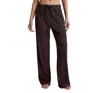 Beyond Yoga Breathe Easy Ribbed Pants In Brown