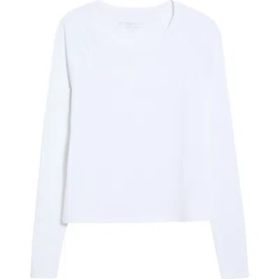 Beyond Yoga Breezeweight Active Long Sleeve T-shirt In White