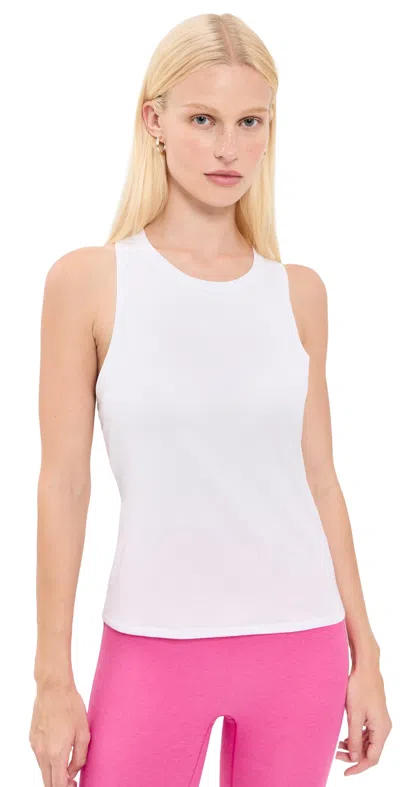 Beyond Yoga Breezeweight Active Racerback Tank White