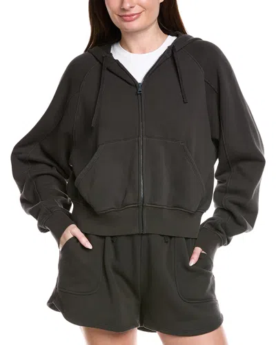 Beyond Yoga Cali Zip Up Hoodie In Black