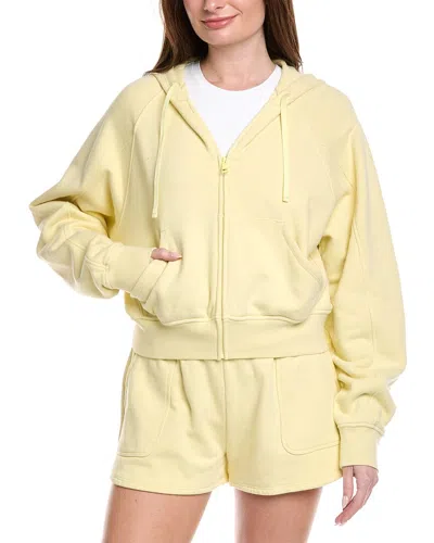 Beyond Yoga Cali Zip Up Hoodie In Yellow