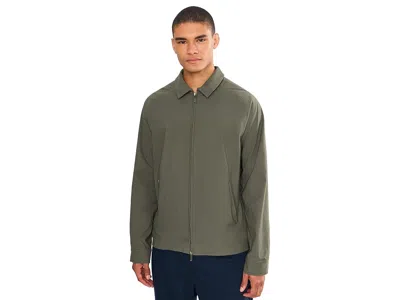 Beyond Yoga Canyon Chino Jacket Men's Jacket Dusty Forest: Md, Elastane/nylon In Green