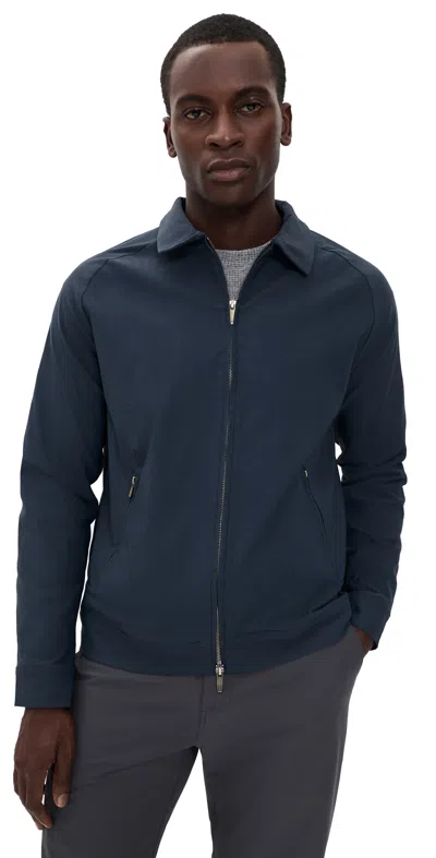 Beyond Yoga Canyon Chino Jacket Nocturnal Navy In Green