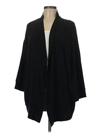 Pre-owned Beyond Yoga Cardigan Sweater In Black