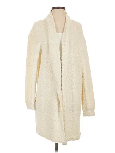 Pre-owned Beyond Yoga Cardigan Sweater In Ivory